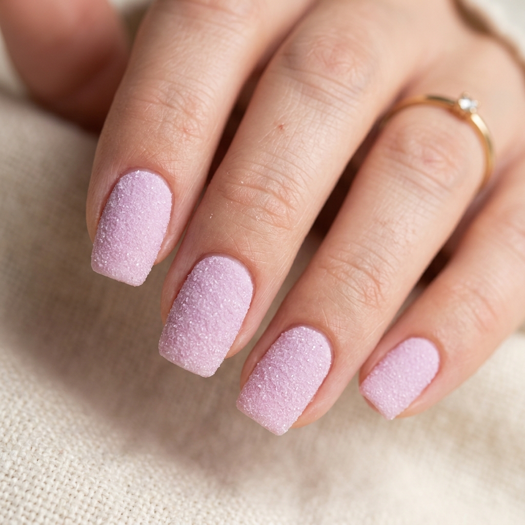 Short Acrylic Nails Round Up: 30 Stylish Looks for Every Nail Shape 27 Textured Short Acrylic Nails Ideas