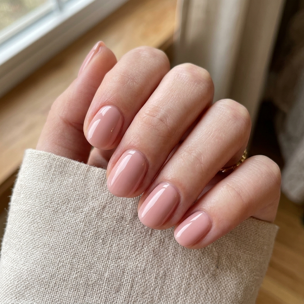 Short Acrylic Nails Round Up: 30 Stylish Looks for Every Nail Shape 12 Short Round Acrylic Nails Ideas