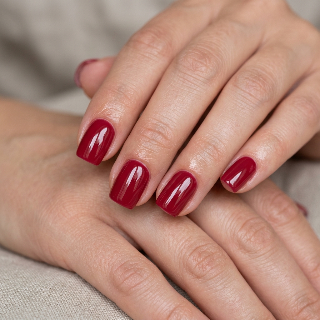 Short Acrylic Nails Round Up: 30 Stylish Looks for Every Nail Shape 14 Squoval Short Acrylic Nails Ideas
