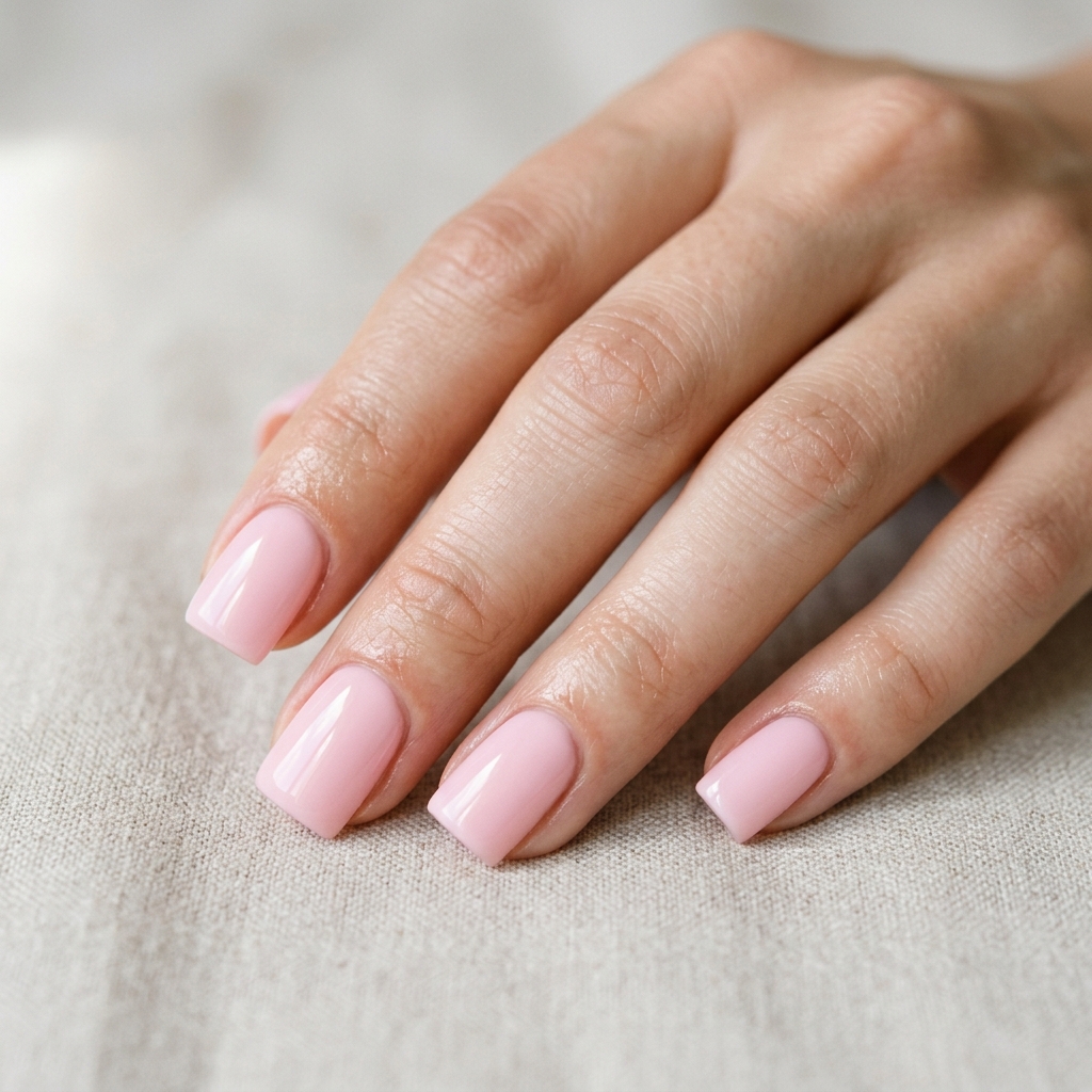 30 Pink Acrylic Nails Ideas 31 Soft Pink Square Nails Idea