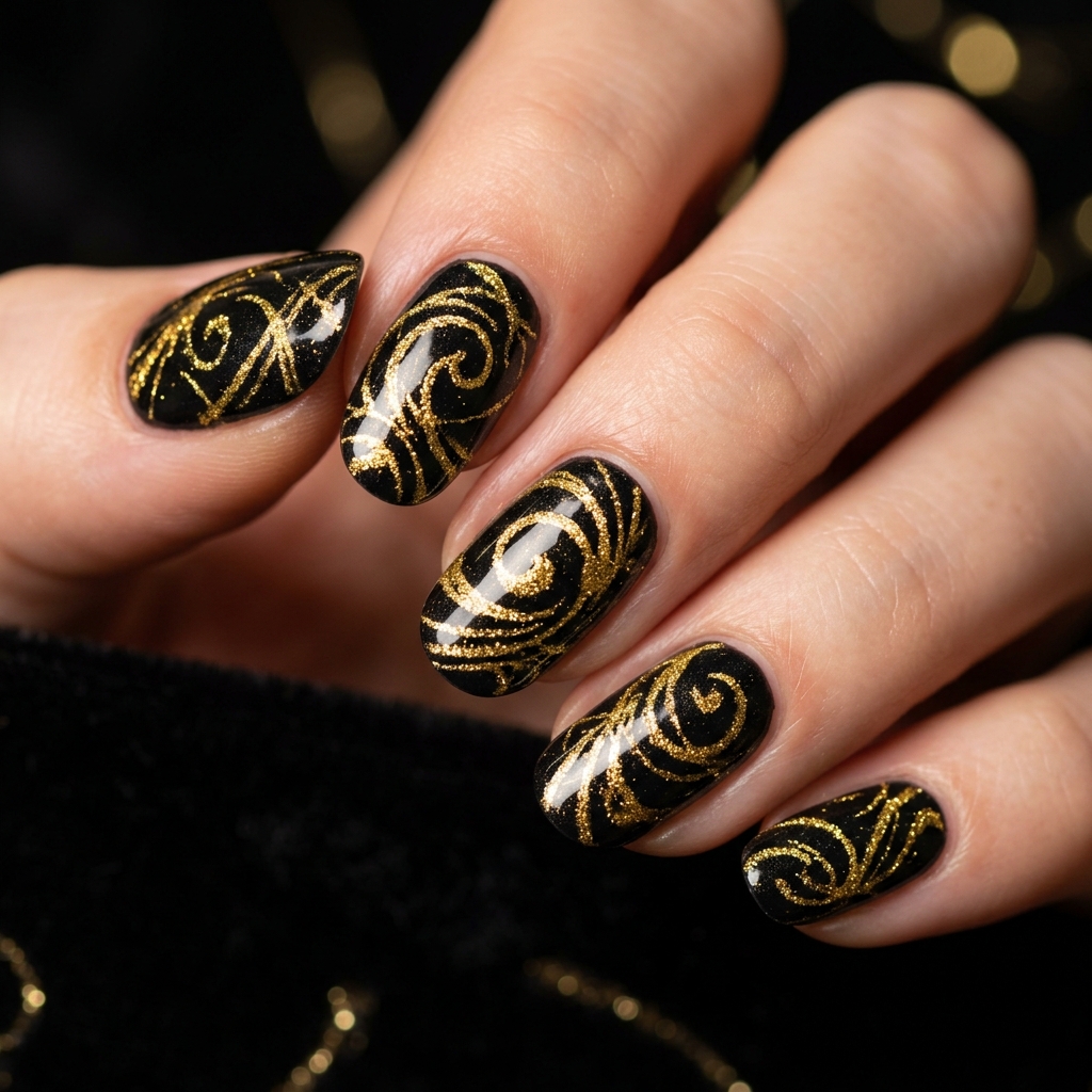 Sparkler Nail Art Ideas