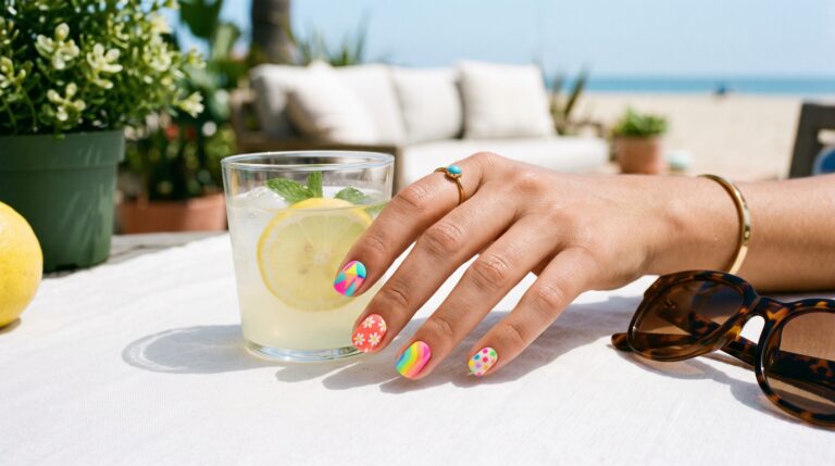 Bright Summer Nails