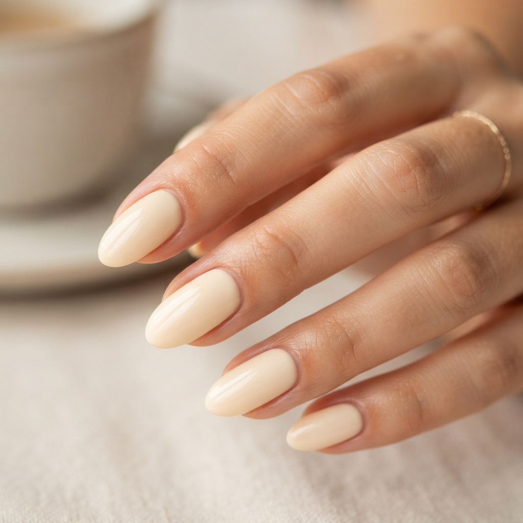 30 Plain Summer Nails Ideas You'll Want to Pin Now 27 Vanilla Cream Nail Ideas