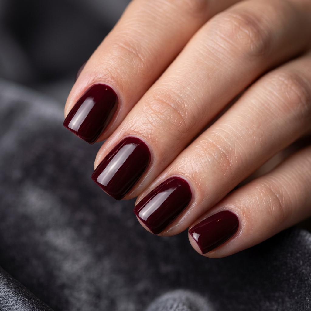 30 Valentines Nails Ideas to Fall in Love With 27 Wine Red Nail Ideas