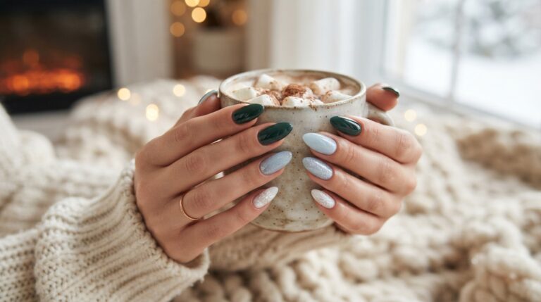 Winter Gel Nails