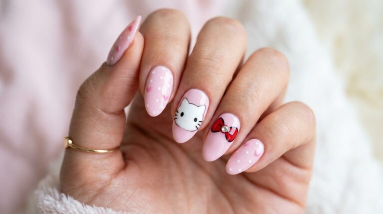 hello kitty nails