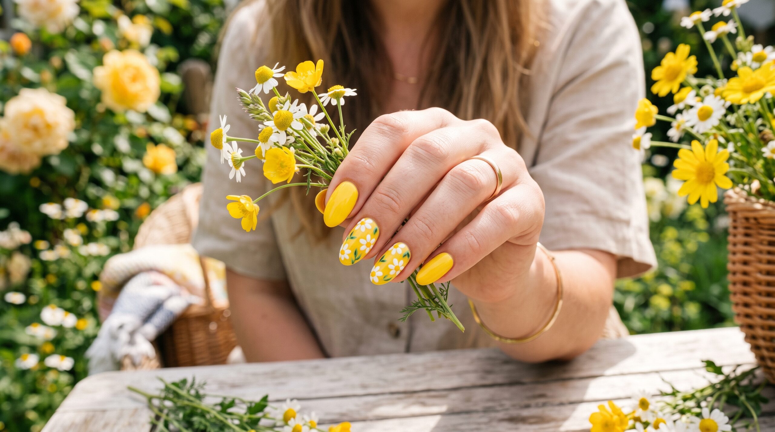 yellow nails