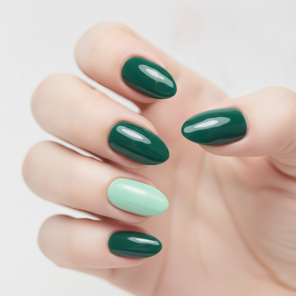 Emerald to Mint Ombre Ideas