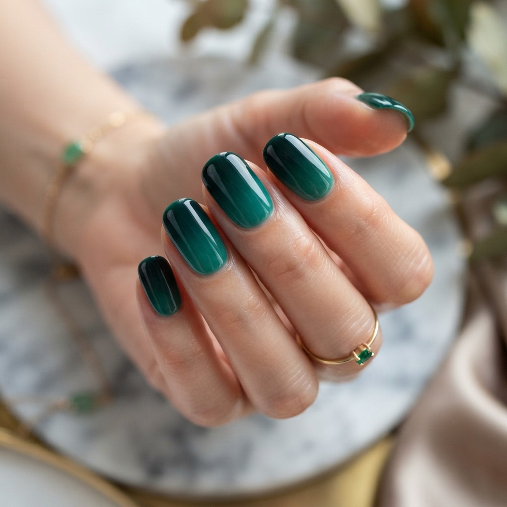 Jade Green Ombre Ideas