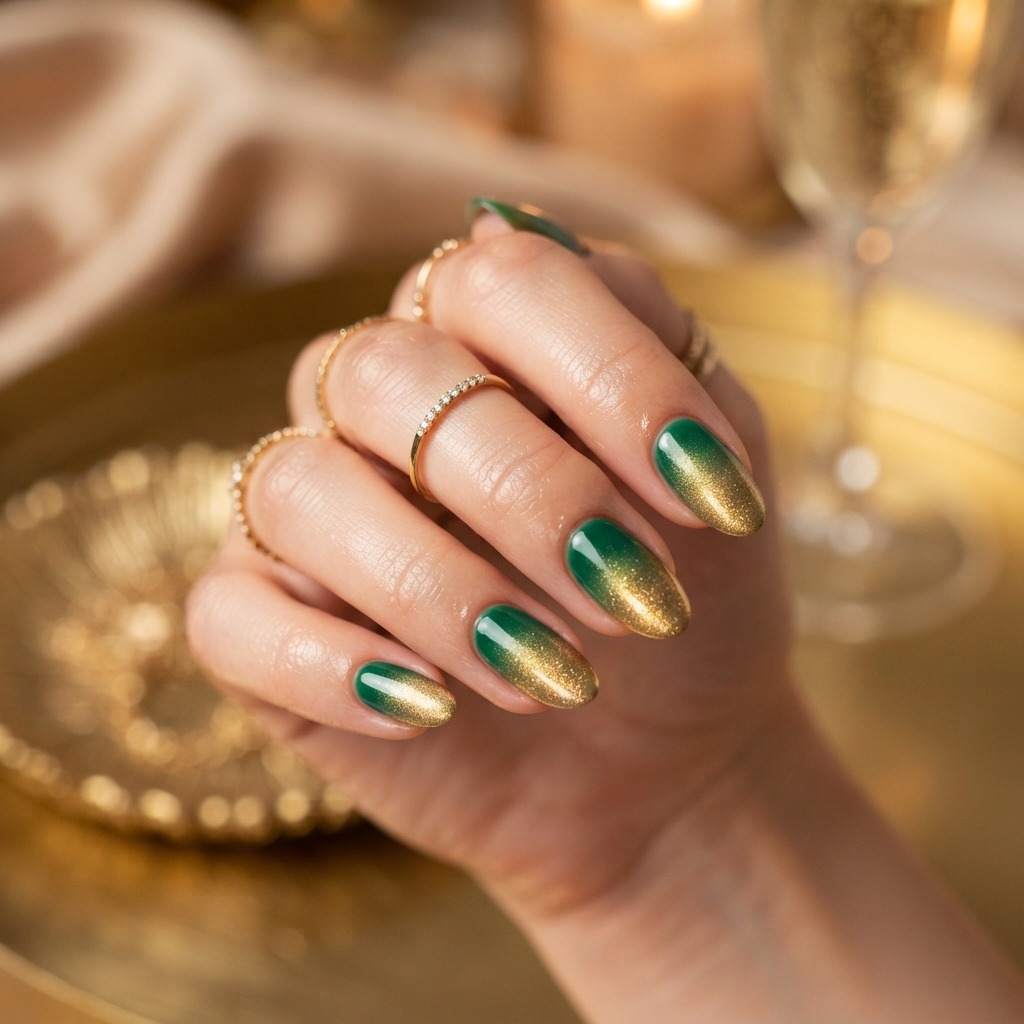 Green to Gold Shimmer Ideas