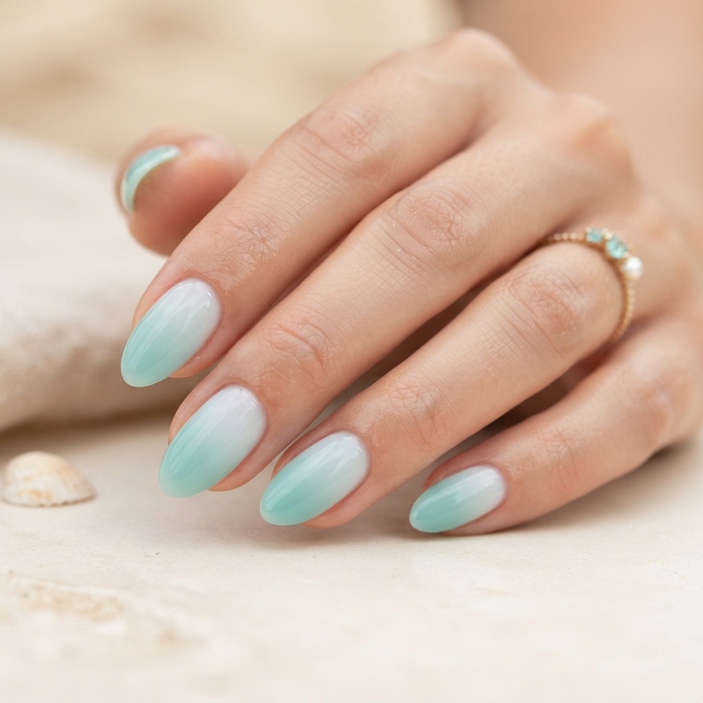 Seafoam Green Fade Ideas