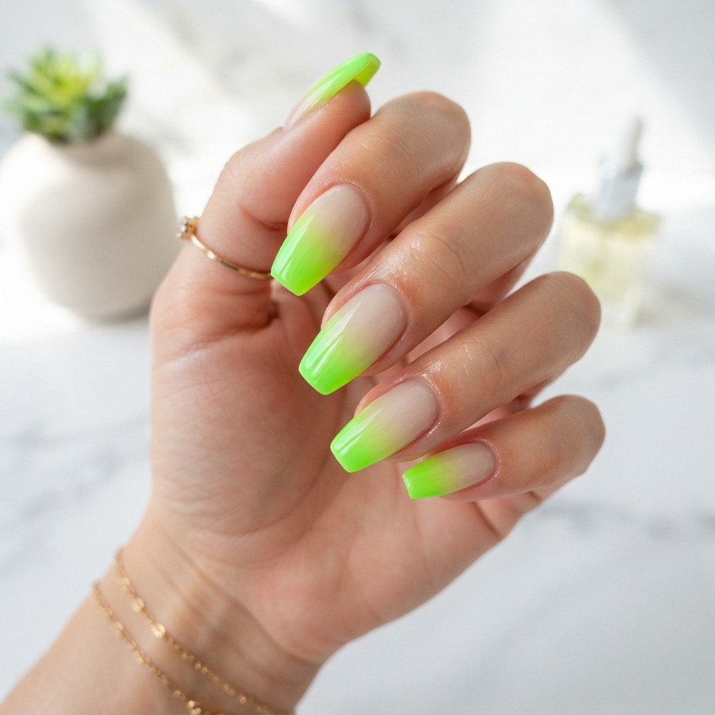 Neon Green Gradient Ideas