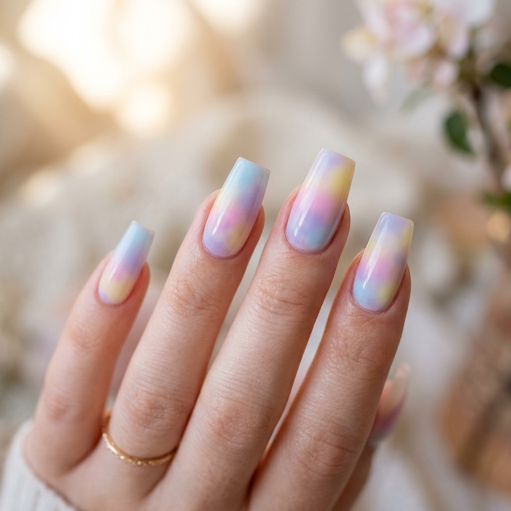 Tapered Square Nails Ideas: 30 Fresh Looks to Try Next 21 Aura Tapered Square Nails Ideas