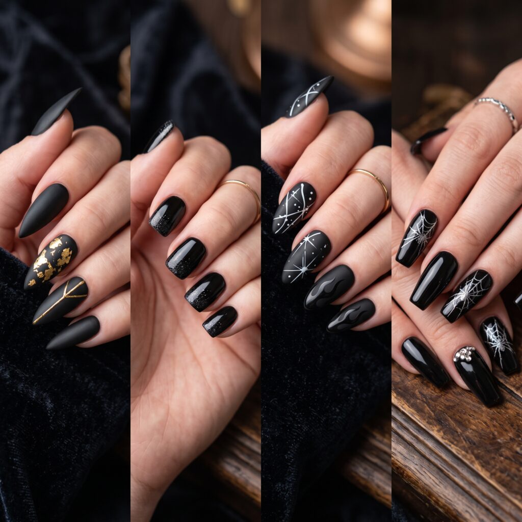 Black nail designs 2K 202608021928