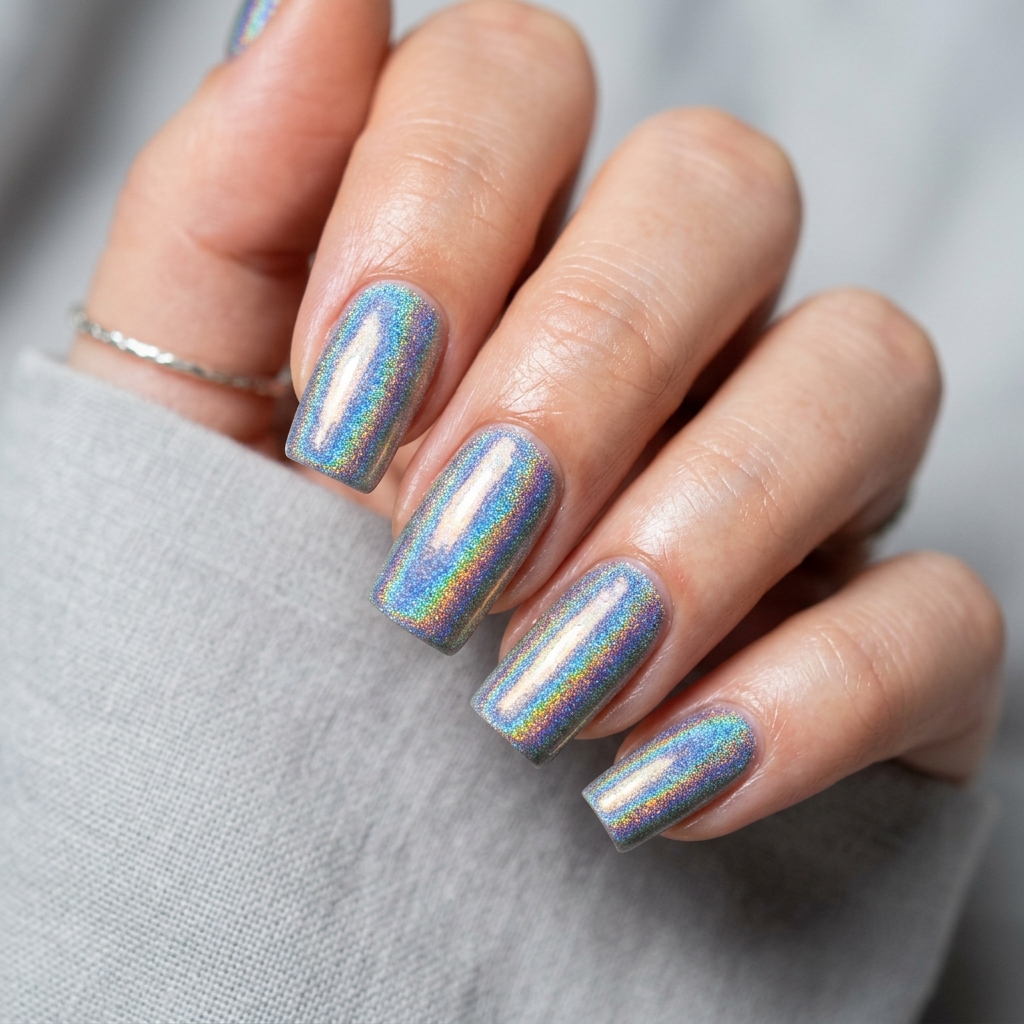 Holographic Nail Design Ideas