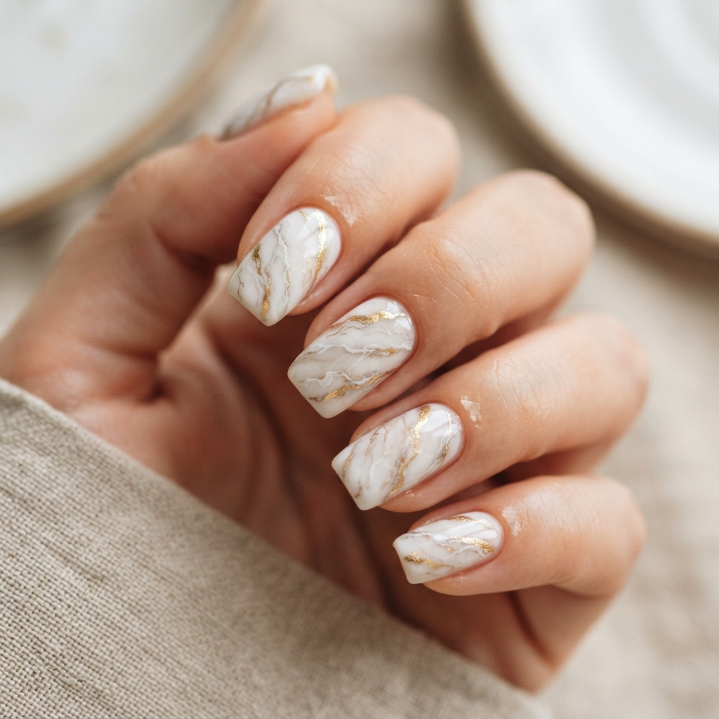 Marble Nail Design Ideas