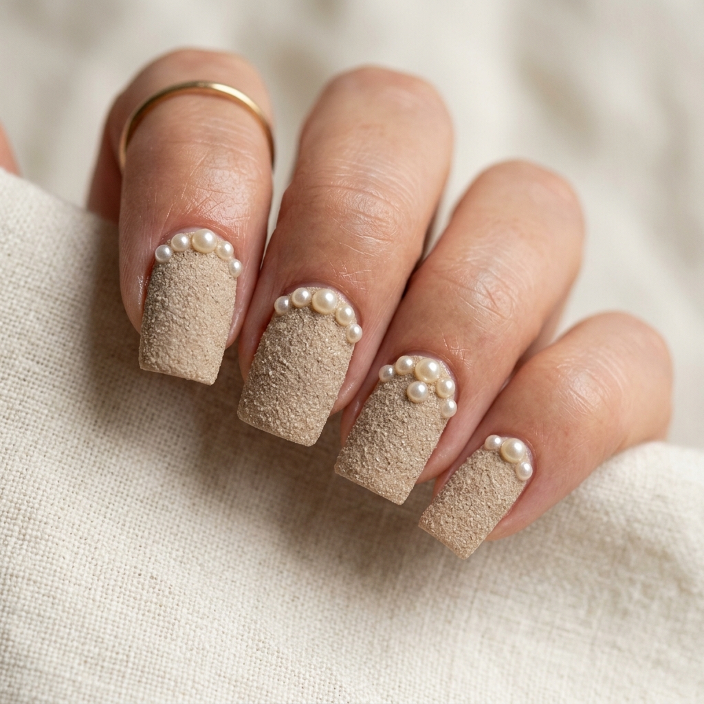 Textured cool Nail Design Ideas