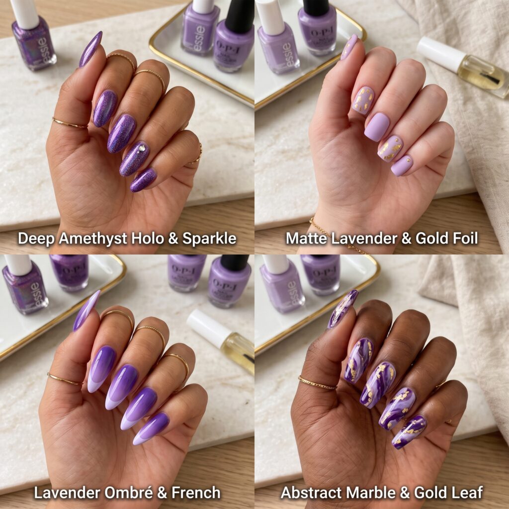 Purple nail ideas 2K 202608021942