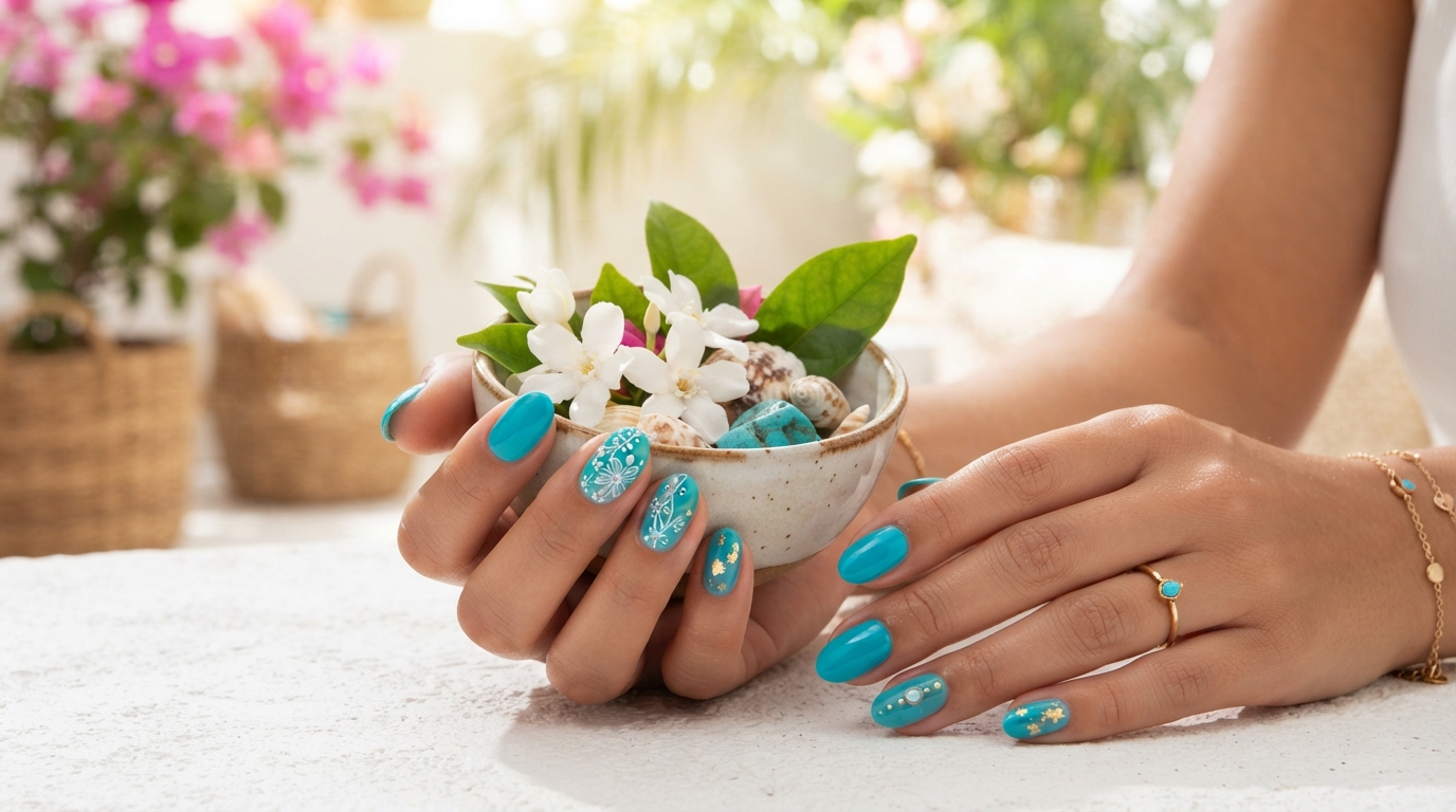 Turquoise Nails Ideas