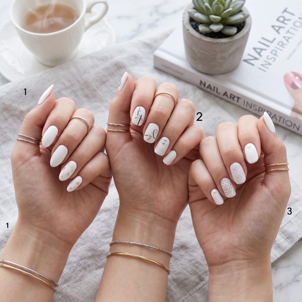 White nail ideas 2K 202608021934