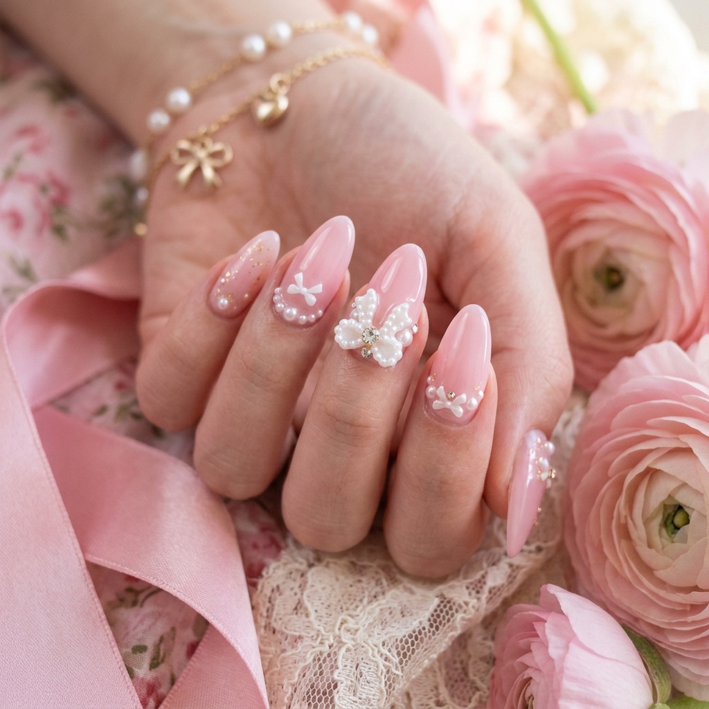 Coquette Pink Nail Ideas
