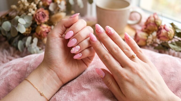 Cute Pink Nails
