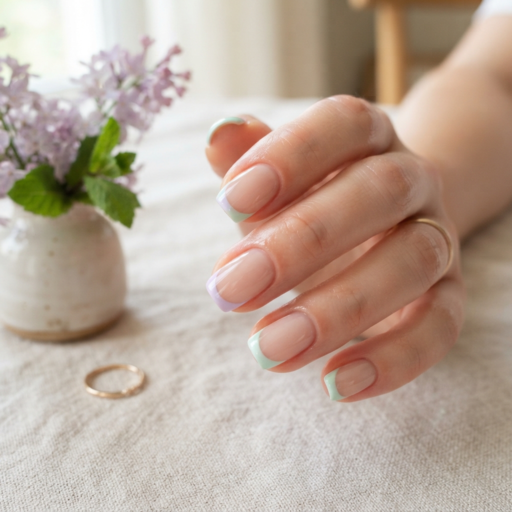 30 Spring Summer Nails Ideas That Bring Your Creativity to Life 10 French Tip Spring Nails Ideas