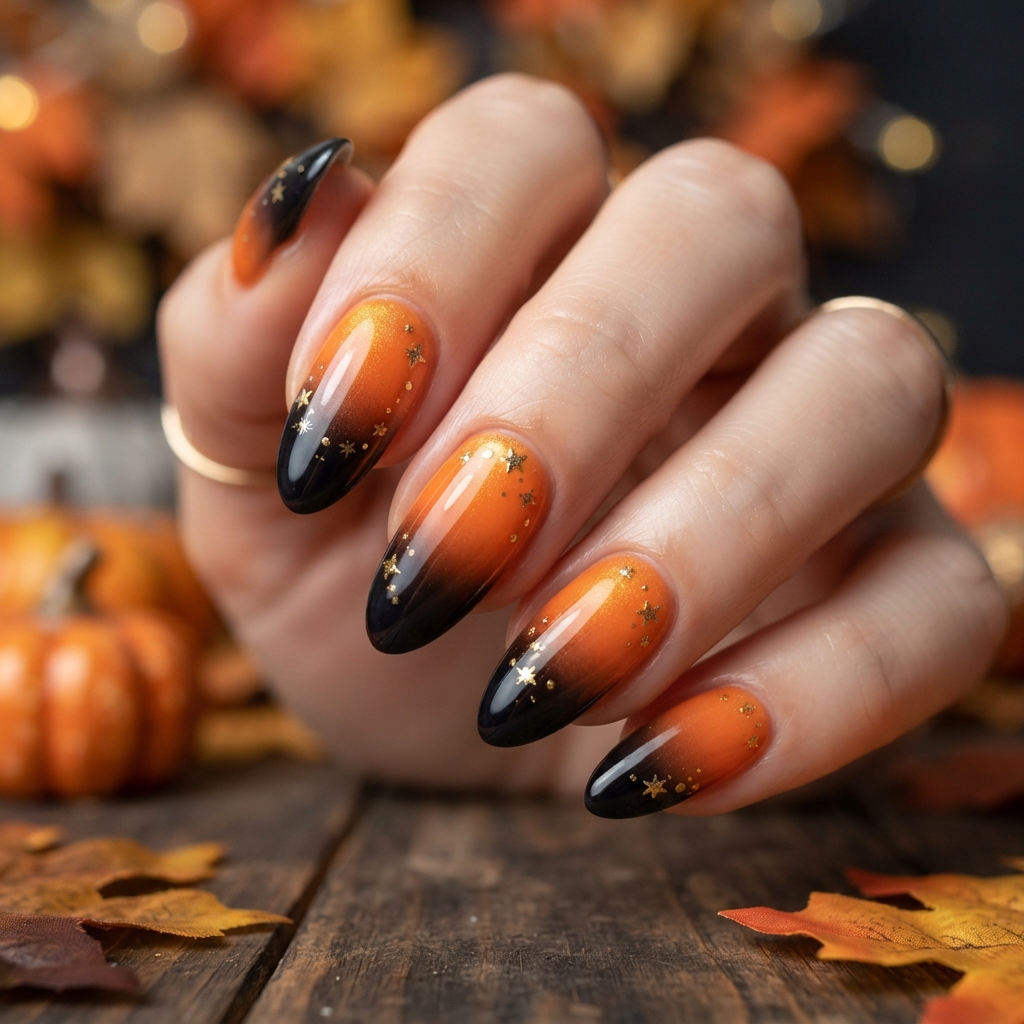 30 Cute Halloween Nails Ideas: Spooky, Fun & Adorable Nail Designs 17 Halloween Ombre Nail Ideas