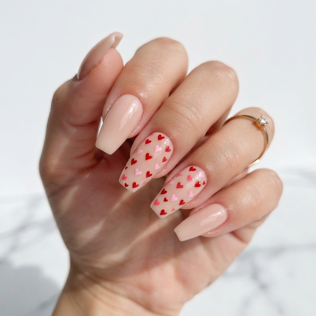 Cute Acrylic Nails Ideas: 30 Creative Looks to Inspire Your Next Manicure 15 Heart-Shaped Nail Art Ideas
