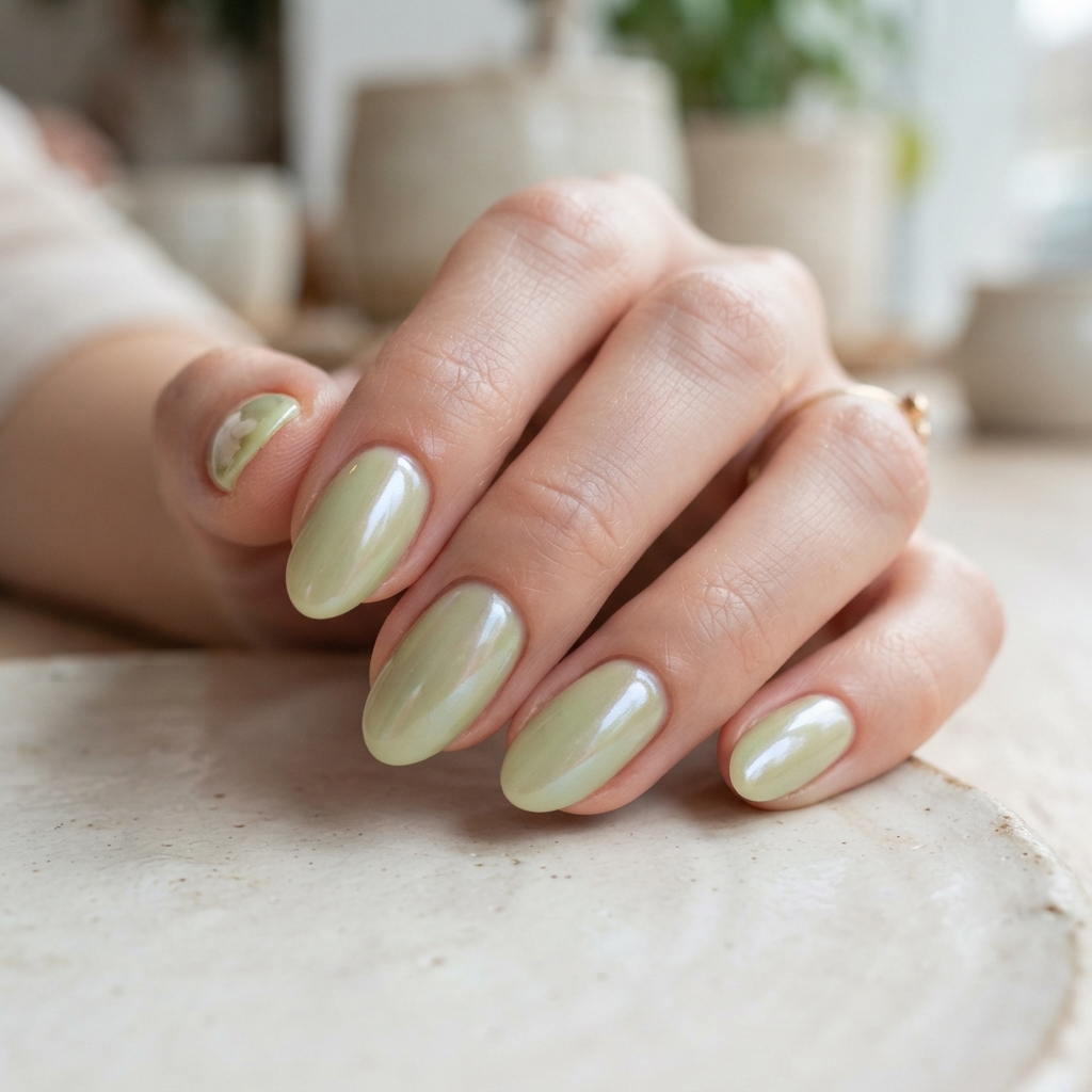30 Matcha Nails Ideas That Bring Out Your Creative Side 11 Matcha Glazed Donut Nails Ideas