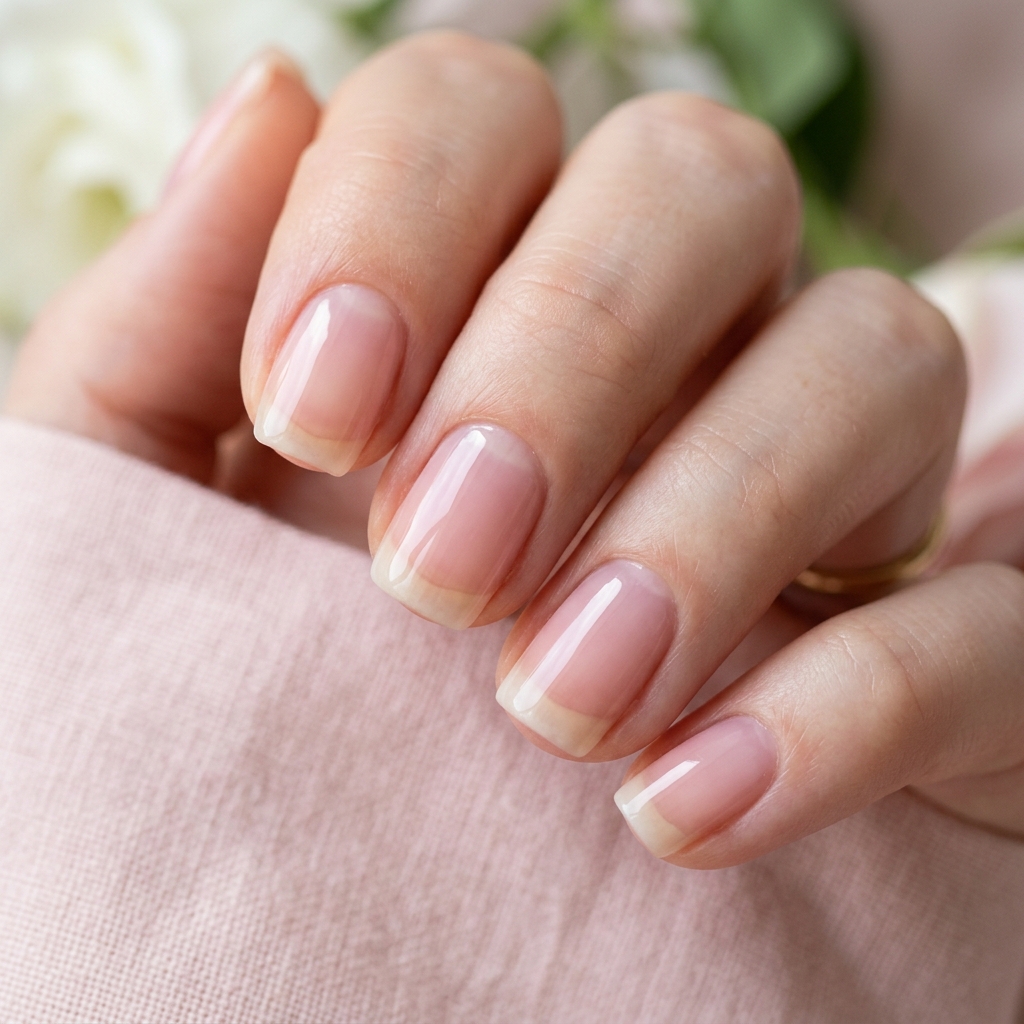 Sheer Pink Nail Ideas
