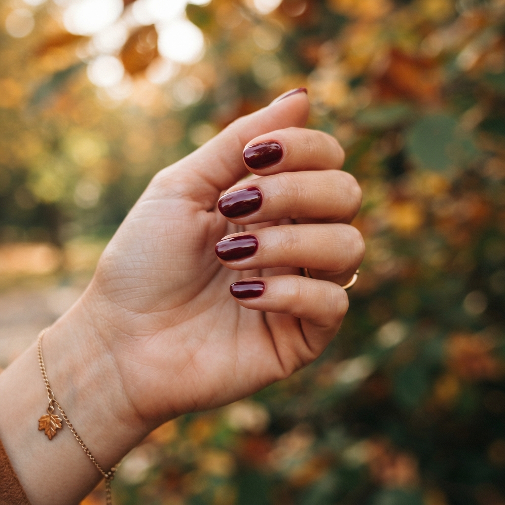 Best 30 Short Fall Nails Ideas for every mood and season 20 Short Oval Fall Nails Ideas