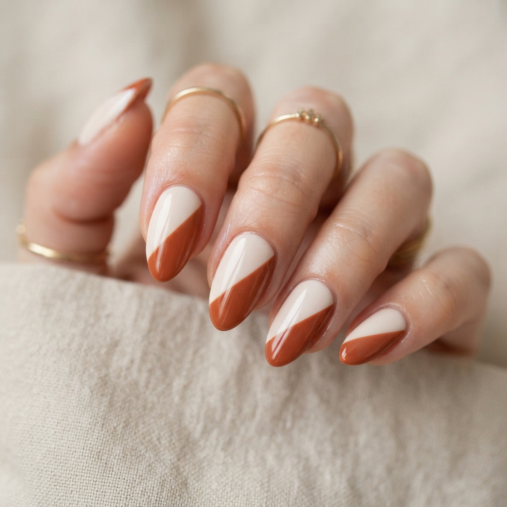 Cute Acrylic Nails Ideas: 30 Creative Looks to Inspire Your Next Manicure 20 Two-Tone Nail Ideas