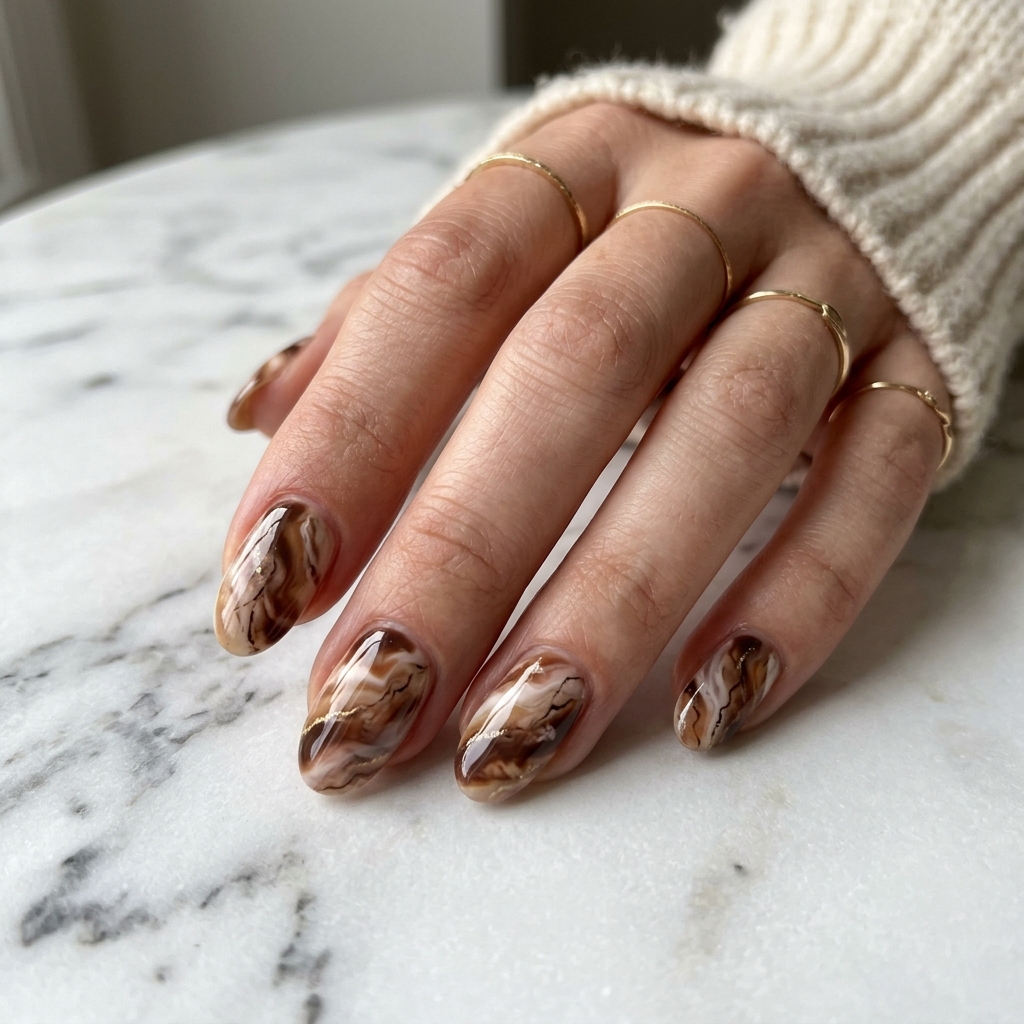 Brown and Cream Marble Ideas