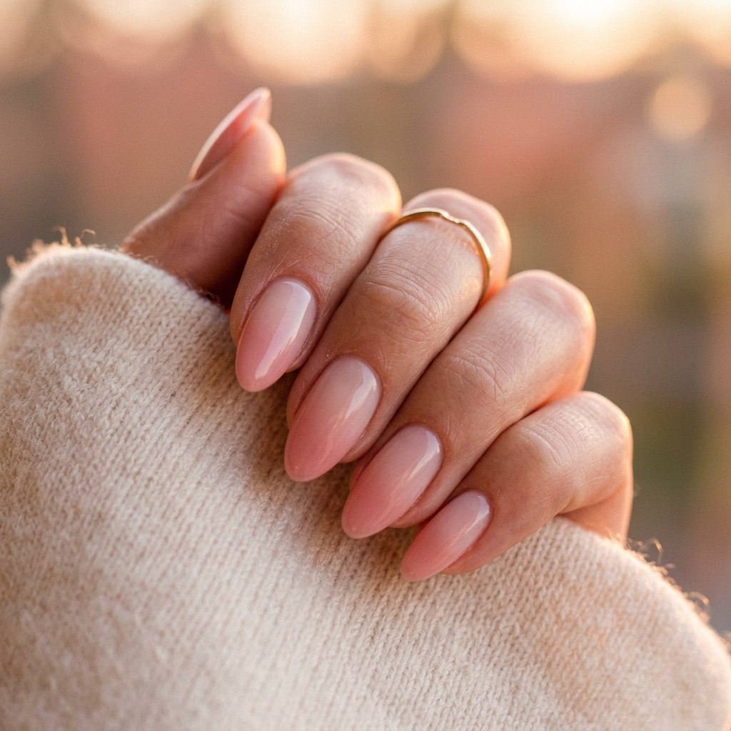 Pink Ombre French Nails Ideas