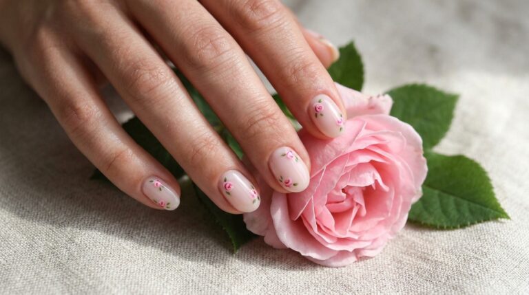 Short Oval Nails